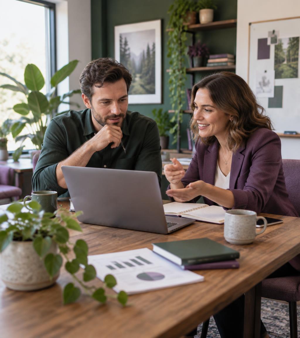 Business consultants business operators at work